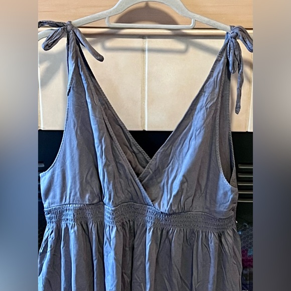 American Eagle Size XL Tie Strap Double V Mini Dress - Picture 4 of 6